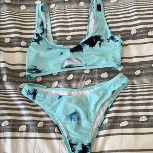 SheIn Tie Dye Bikini